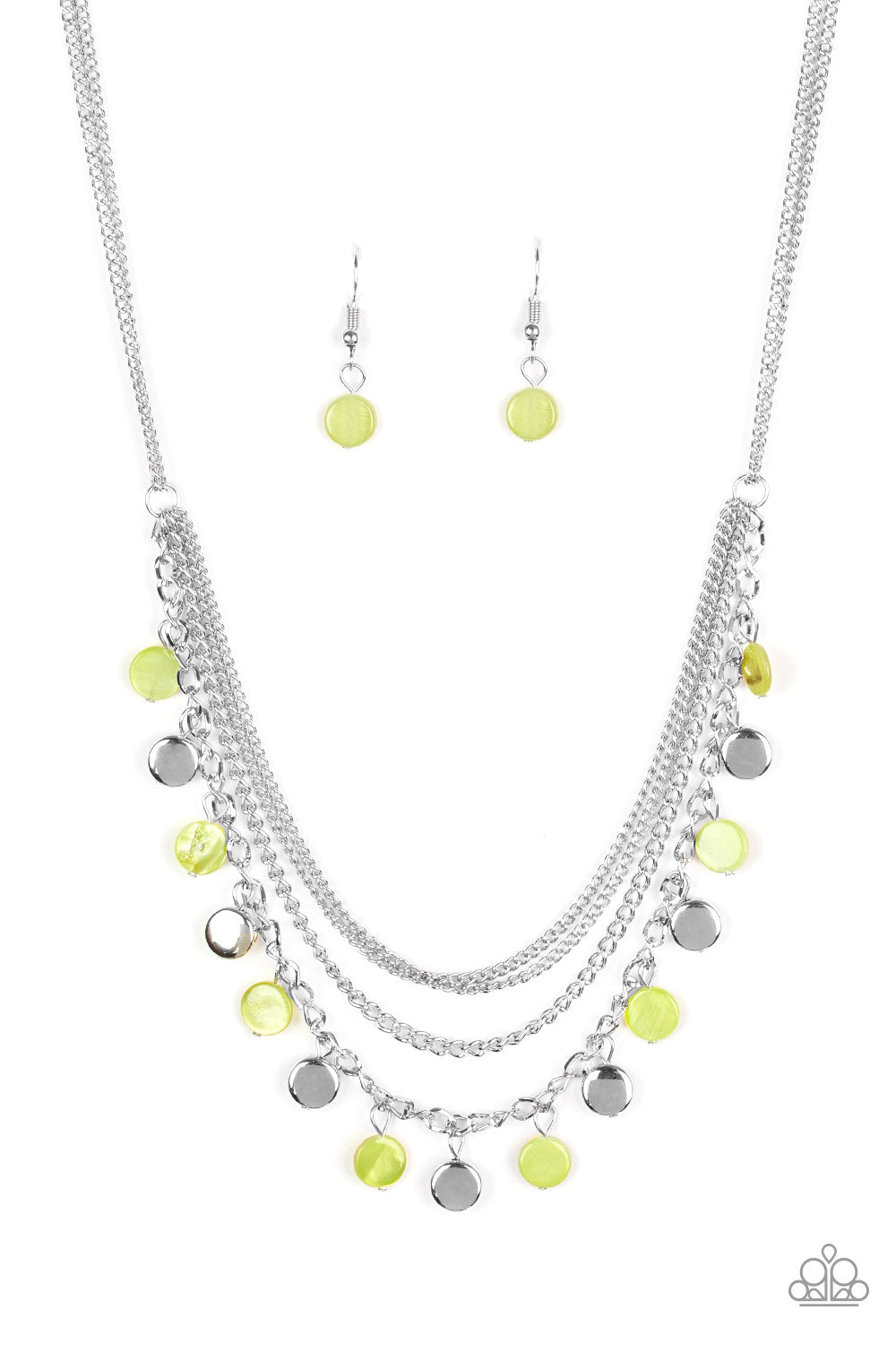 Paparazzi Beach Flavor Green Necklace