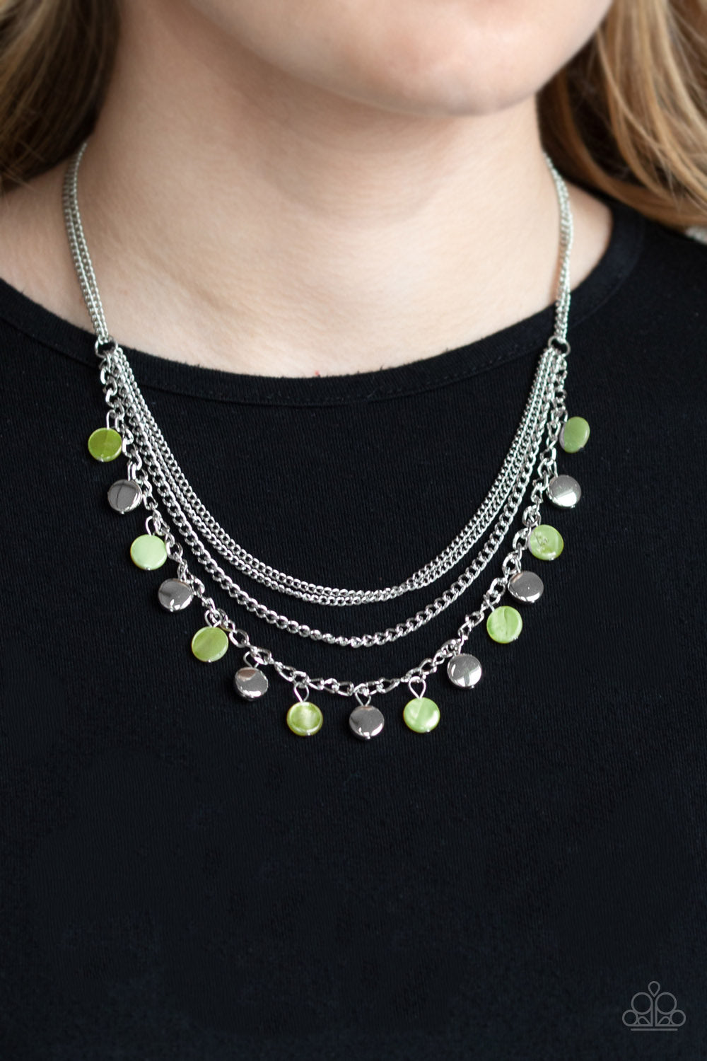 Paparazzi Beach Flavor Green Necklace