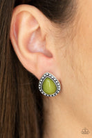 Boldly Beaded Green Paparazzi Earrings
