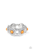 Bountiful Blossoms Orange Paparazzi Bracelet