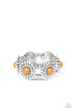 Bountiful Blossoms Orange Paparazzi Bracelet