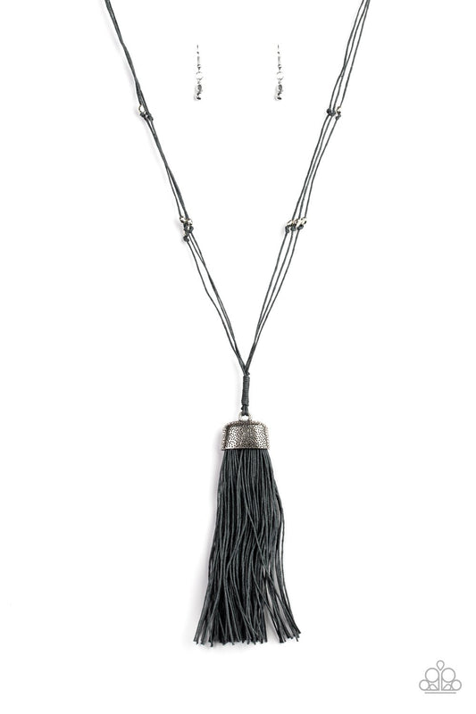 Brush It Off Silver Paparazzi Necklace