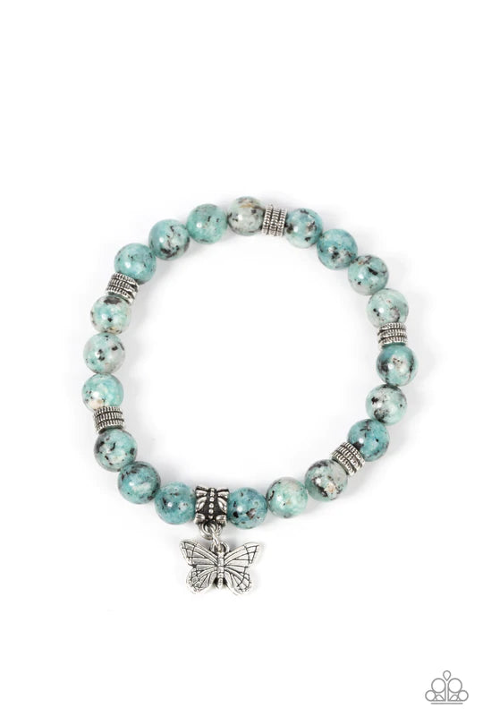 Butterfly Nirvana - Blue Paparazzi Urban Bracelet