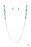 Native New Yorker - Green Paparazzi Necklace