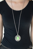 Sunset Sensation - Green Paparazzi Necklace