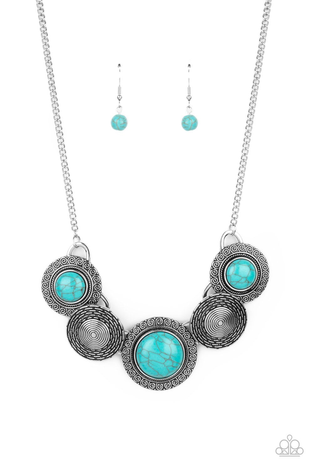 Canyon Cottage - Blue Paparazzi Necklace