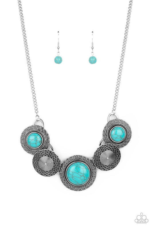 Canyon Cottage - Blue Paparazzi Necklace