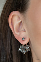 Crystal Constellations Silver Paparazzi Double-Sided Earrings