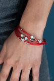 Cut the Cord - Red Paparazzi Magnetic Bracelet
