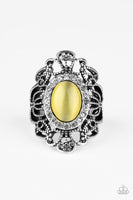 Paparazzi Dashingly Dewy Yellow Ring