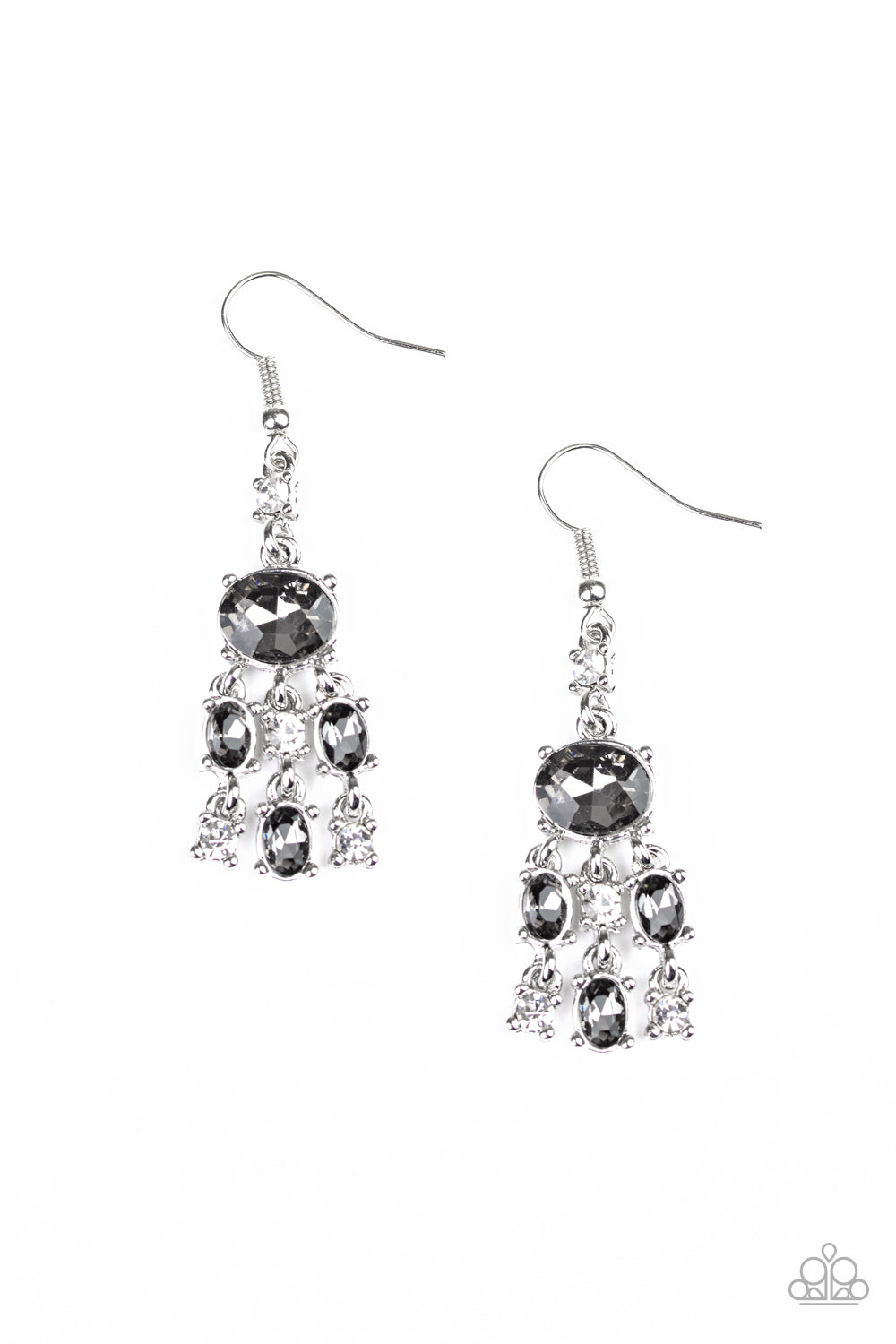 Paparazzi Demurely Divine Silver Earrings