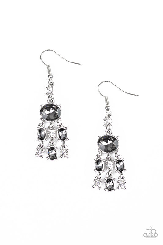 Paparazzi Demurely Divine Silver Earrings