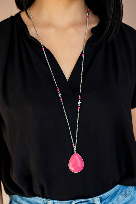 Desert Meadow Pink Paparazzi Necklace