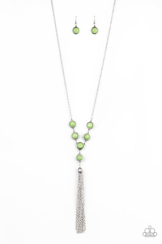 Rural Heiress - Green Paparazzi Necklace
