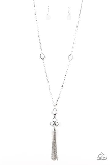 Eden dew white Paparazzi necklace