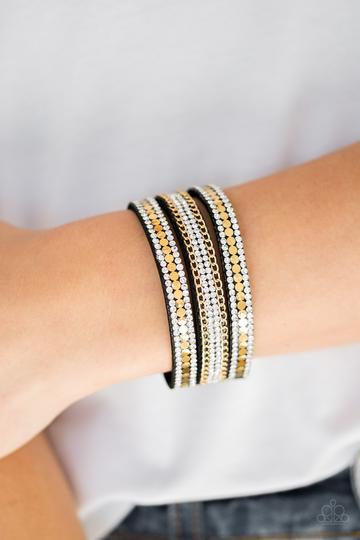 Fashion Fanatic - Gold Paparazzi Bracelet