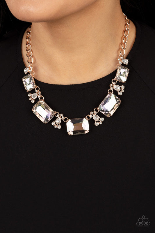Flawlessly Famous Multi Paparazzi Exclusive Life of the Party Necklace