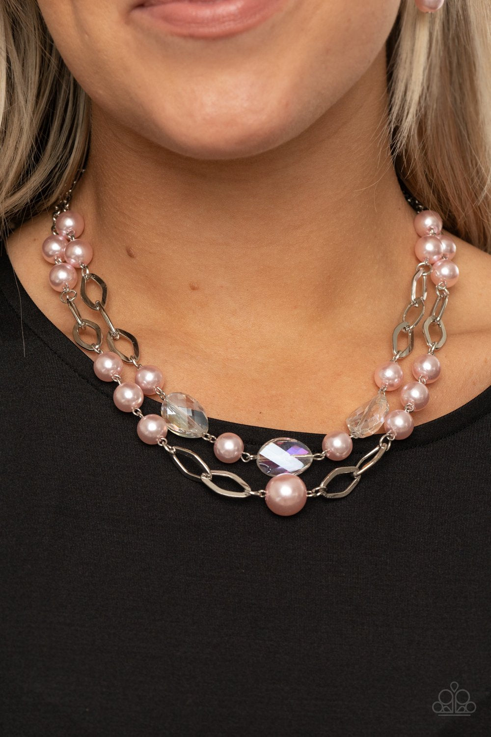 Fluent in Affluence Pink Paparazzi Necklace