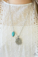 Free-Spirited Forager Blue Paparazzi Necklace