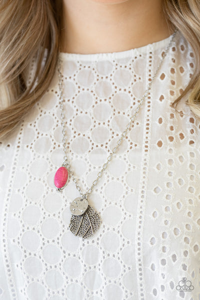 Free-Spirited Forager - Pink Paparazzi Necklace