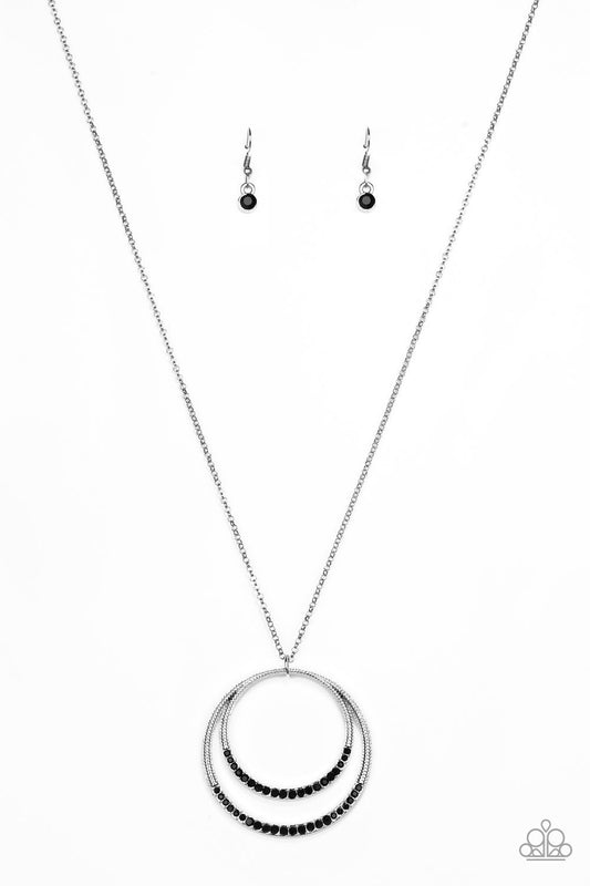 Front and EPICENTER - Black Paparazzi Necklace