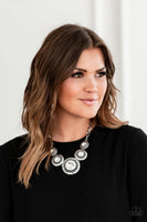 Global Glamour -  White Paparazzi Necklace