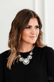 Global Glamour -  White Paparazzi Necklace