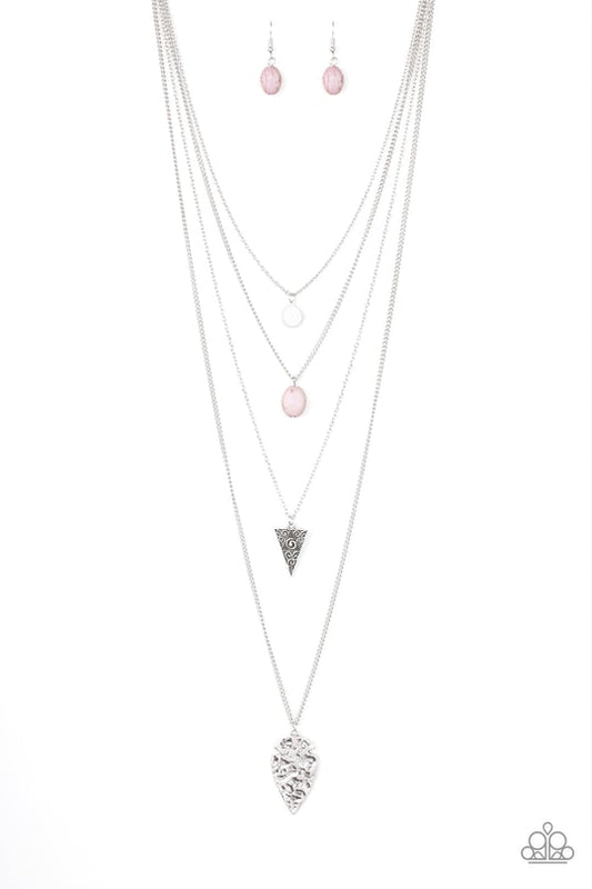 Grounded In Artifact Silver Paparazzi Necklace