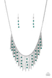 Harlem Hideaway Green Paparazzi Necklace