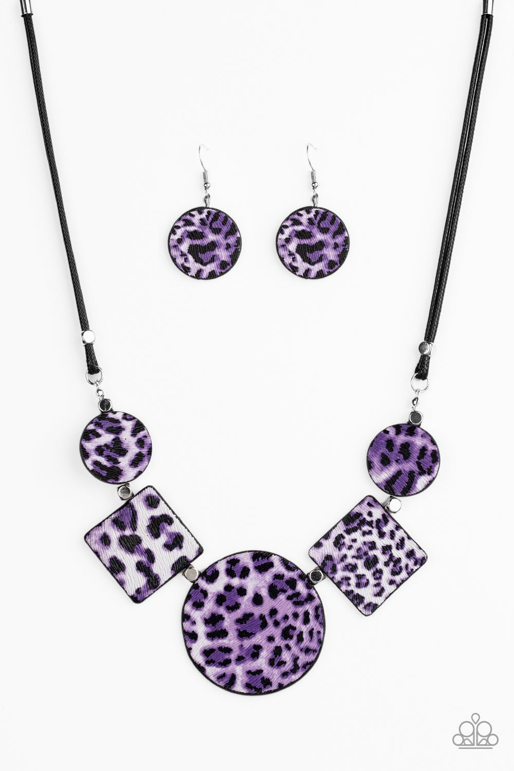 Here Kitty Kitty Purple Paparazzi Necklace