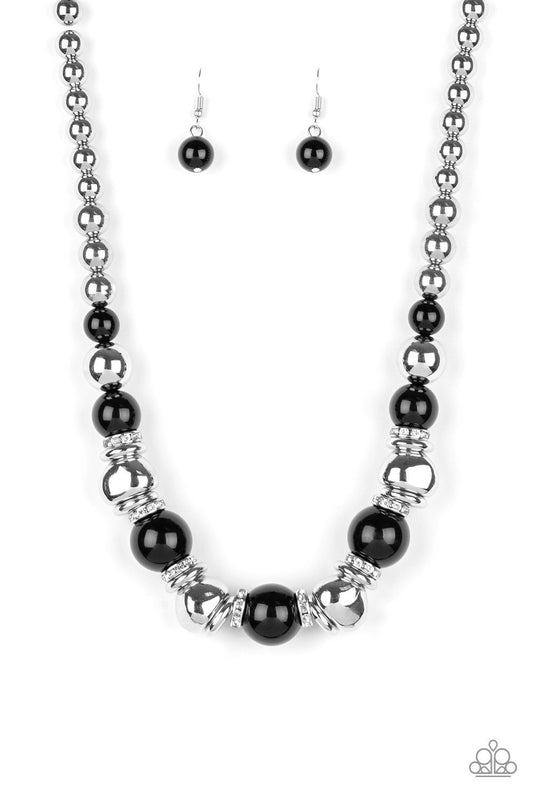 Hollywood HAUTE Spot - Black Paparazzi Necklace