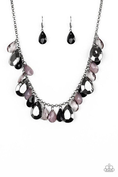 Hurricane Season - Black Paparazzi Necklace