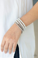 Industrial Incognito Silver Paparazzi Bracelet