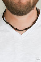 Paparazzi In Or SCOUT Brown Urban Necklace