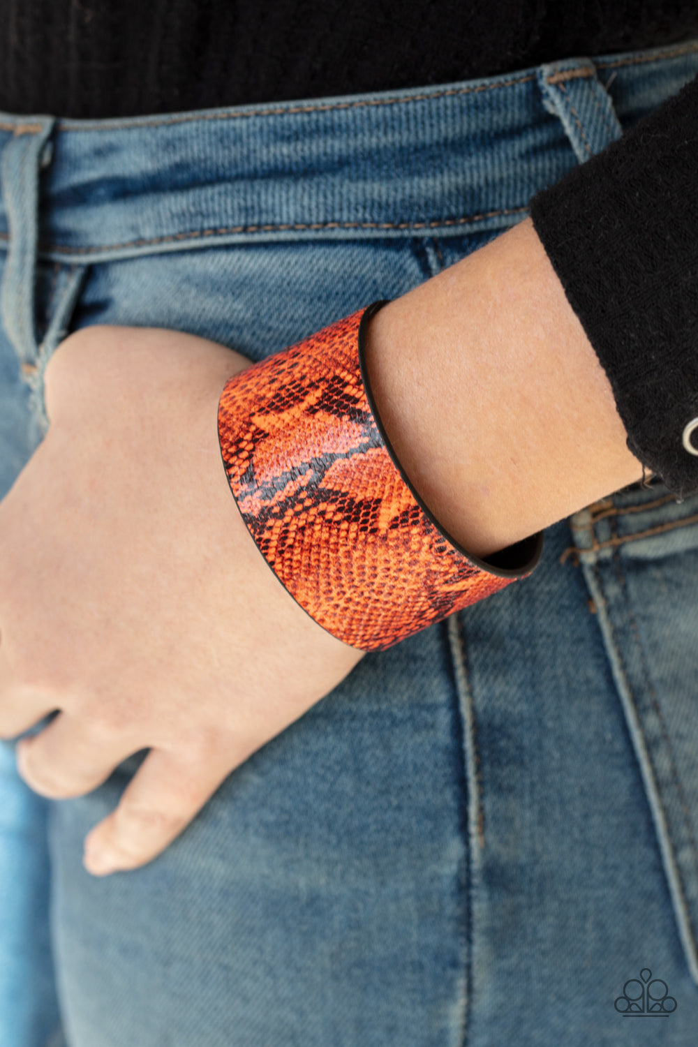 Its A Jungle Out There Orange Paparazzi Bracelet