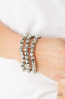 Magnetically Maven - Silver Paparazzi Bracelet