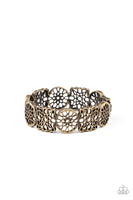 Paparazzi Mandala Mixer Brass Hinged Bracelet