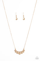 Melodic Metallics Gold Paparazzi Necklace