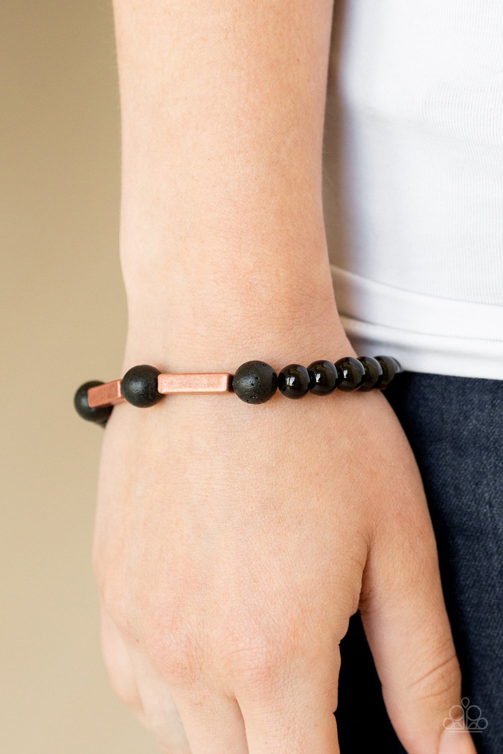 Metro Meditation - Copper Urban Paparazzi Bracelet