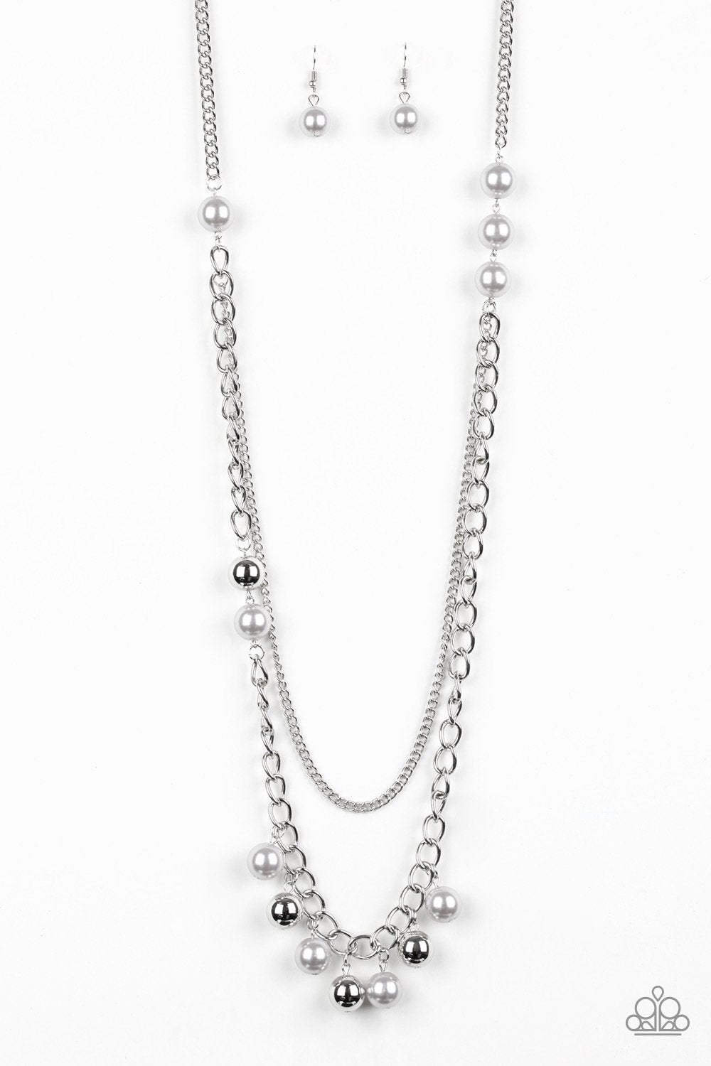 Modern Musical - Silver Paparazzi Necklace