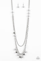Modern Musical - Silver Paparazzi Necklace