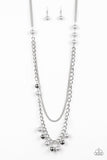 Modern Musical - Silver Paparazzi Necklace