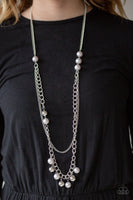 Modern Musical - Silver Paparazzi Necklace
