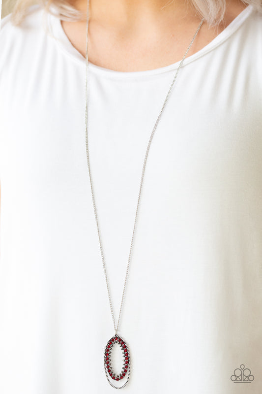 Money Mood Red Paparazzi Necklace