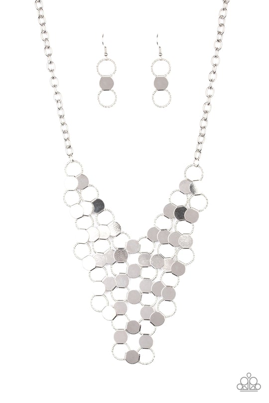 Net Result Silver Paparazzi Necklace