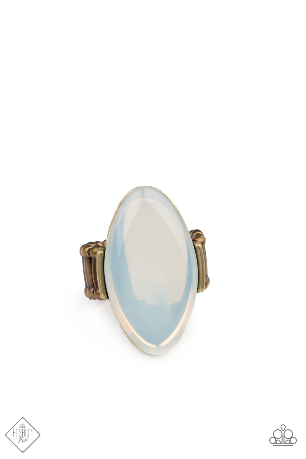 Opal Odyssey Brass Paparazzi Ring