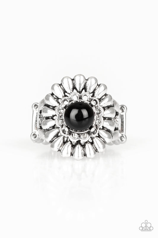 Paparazzi Poppy Pep Black Ring