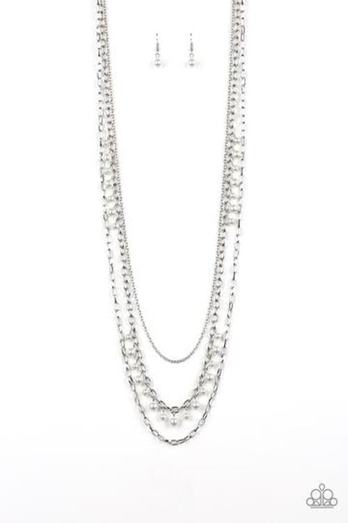 Pearl Pageant - White Paparazzi Necklace