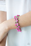 Paparazzi Plentiful Pebbles Pink Bracelet