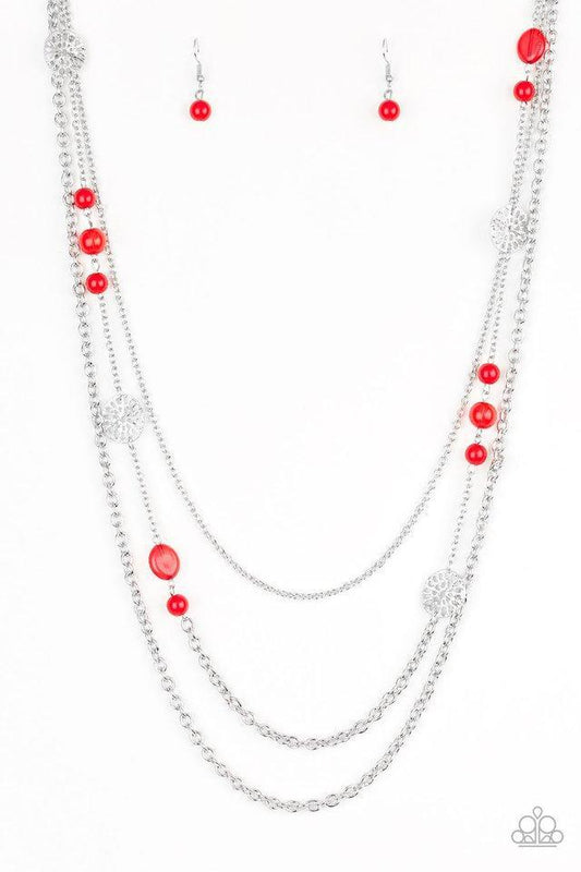 Pretty Pop-tastic! - Red Paparazzi Necklace